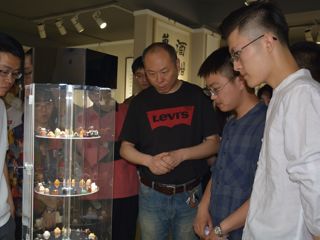 淮北师范大学美术学院2019届书法学专业“积健为雄”毕业作品展开幕