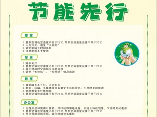 音乐学院开展冬季节能宣传活动