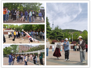院学生会与“小雨滴”志愿服务支教社共同开展素质拓展活动